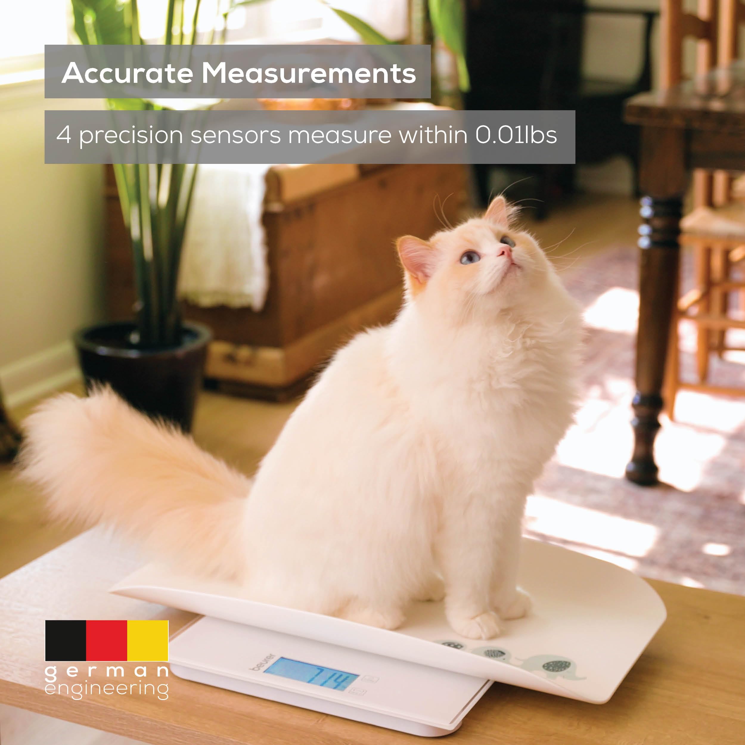 Foto 6 | Báscula Multifuncional Beurer By82 Para Bebés, Mascotas Y Adultos - Venta Internacional.