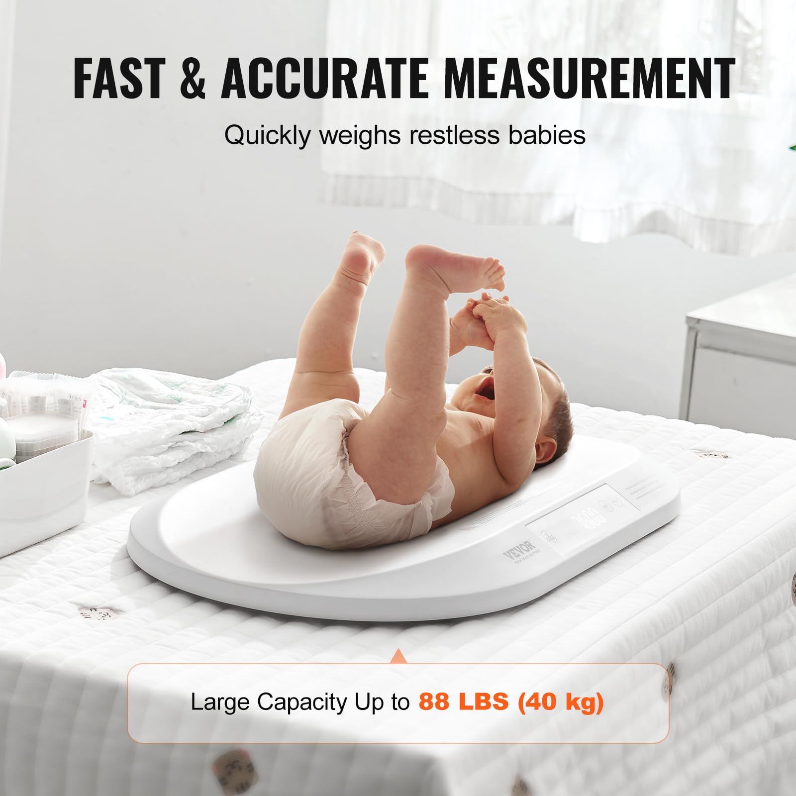 Foto 4 pulgar | Báscula Digital Vevor 40 kg-Venta Internacional