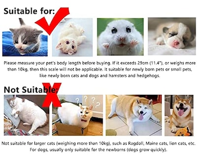 Foto 4 | Báscula Digital Para Mascotas Ytcykj, Led Multifunción, Capacidad De 10 Kg - Venta Internacional.
