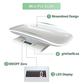 Foto 5 | Báscula Digital Para Mascotas Ytcykj, Led Multifunción, Capacidad De 10 Kg - Venta Internacional.