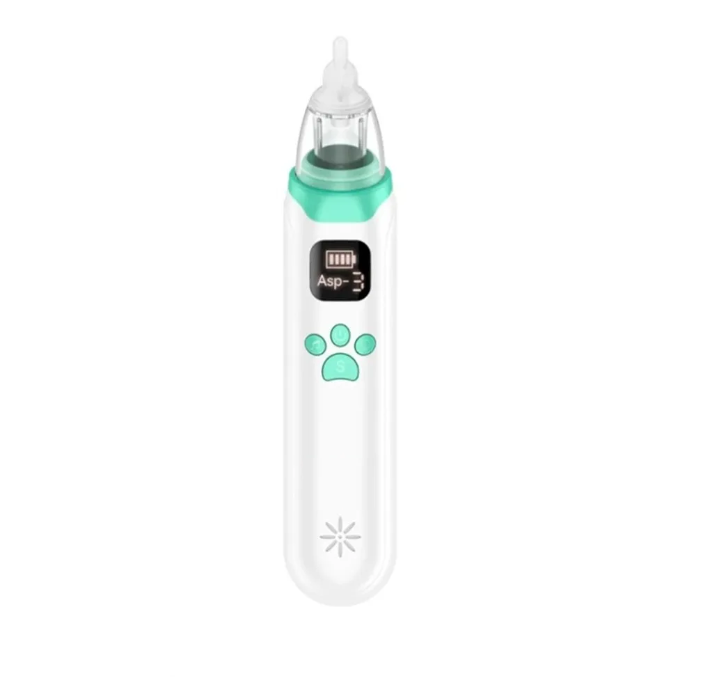 Aspirador Nasal para Bebé Saca Mocos Malubero color Blanco con Menta Eléctrico