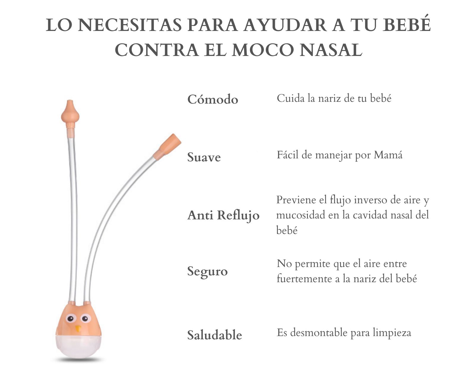 Foto 5 | Aspirador Nasal para Bebé