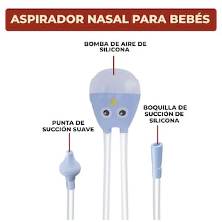 Foto 4 | Aspirador Nasal Para Bebé Color Azul
