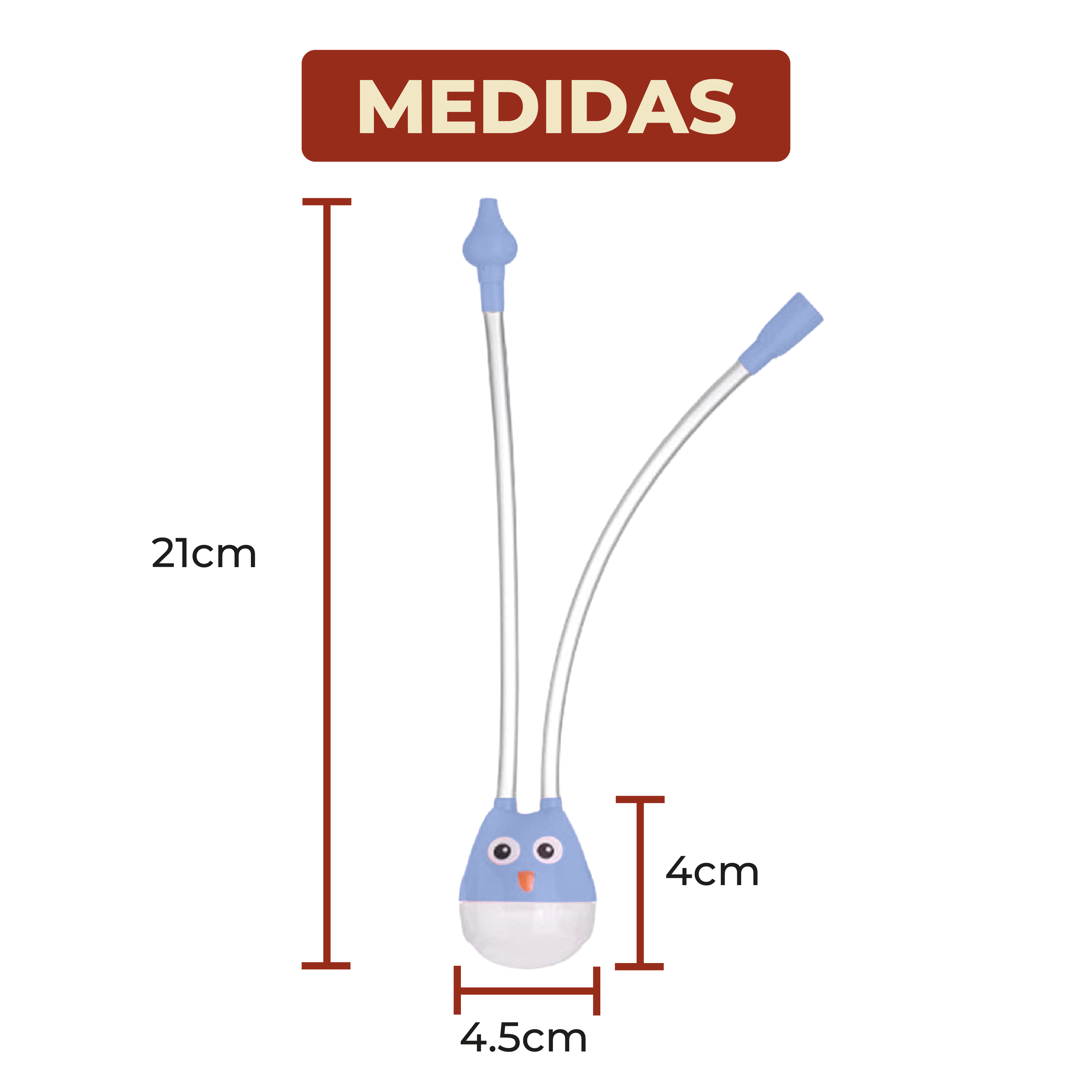 Foto 7 | Aspirador Nasal Para Bebé Color Azul