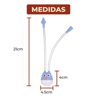 Foto 7 | Aspirador Nasal Para Bebé Color Azul