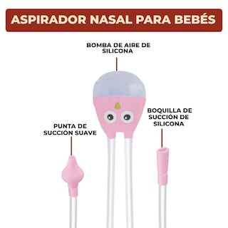 Foto 4 | Aspirador Nasal Para Bebé Color Rosa