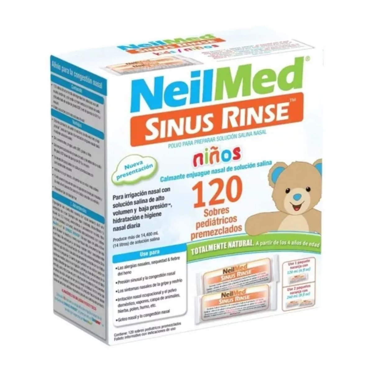 Foto 2 pulgar | Kit de Repuesto Neilmed Sinus Rinse Niños 120 Piezas