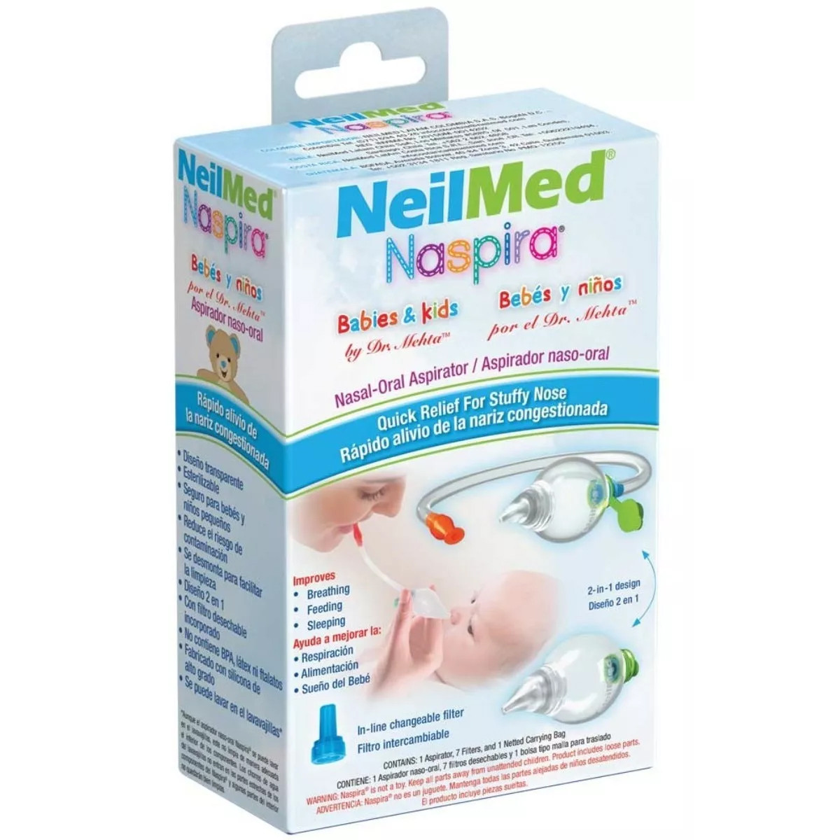 Aspirador Nasal Neilmed para Bebés