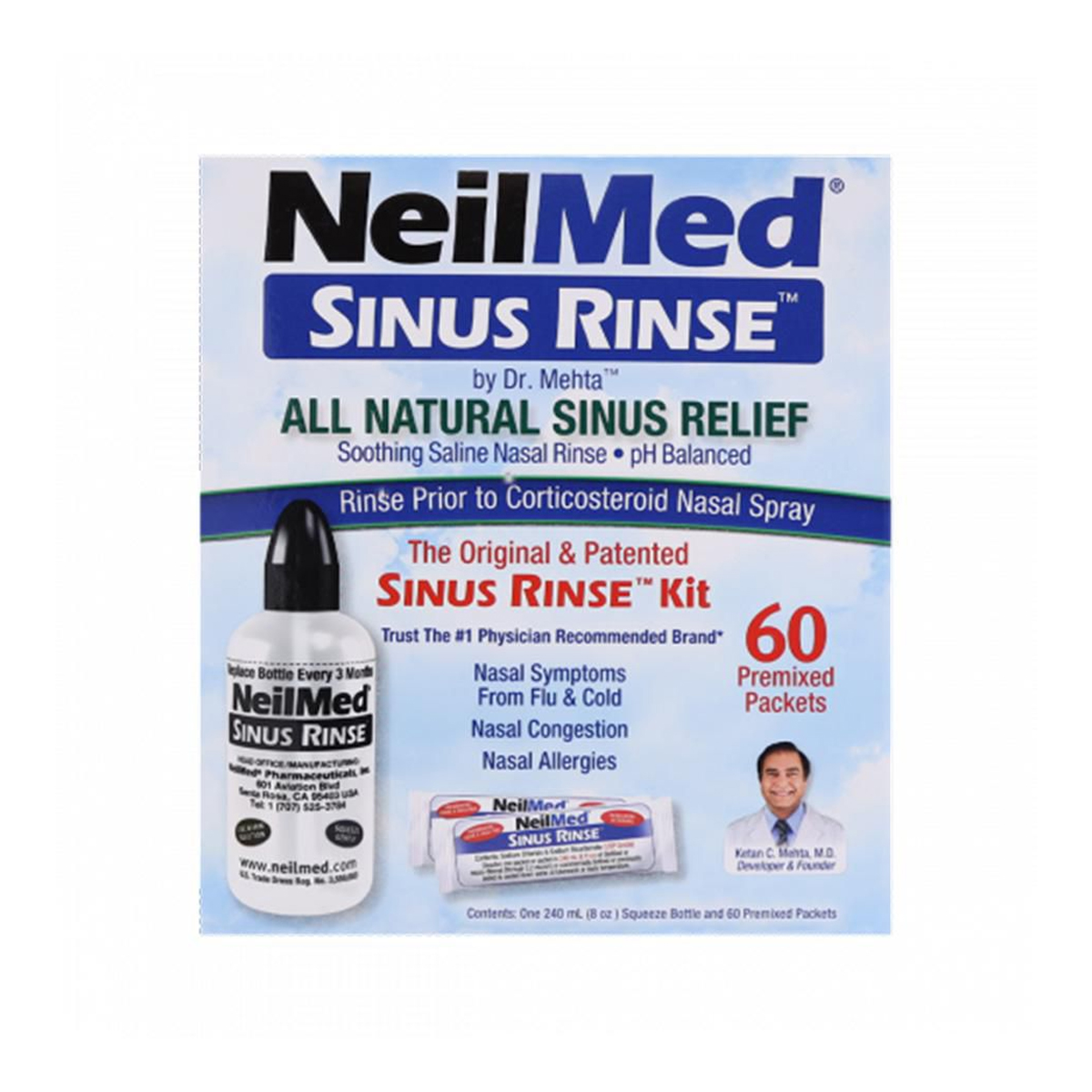 Foto 2 pulgar | Kit Original Sinus Rinse 60pz Neilmed