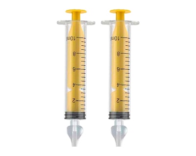 Foto 3 | Set de 2 Limpiadores Nasales Amarillos para Rinitis de Bebé Aspirador Nasal 10 ml