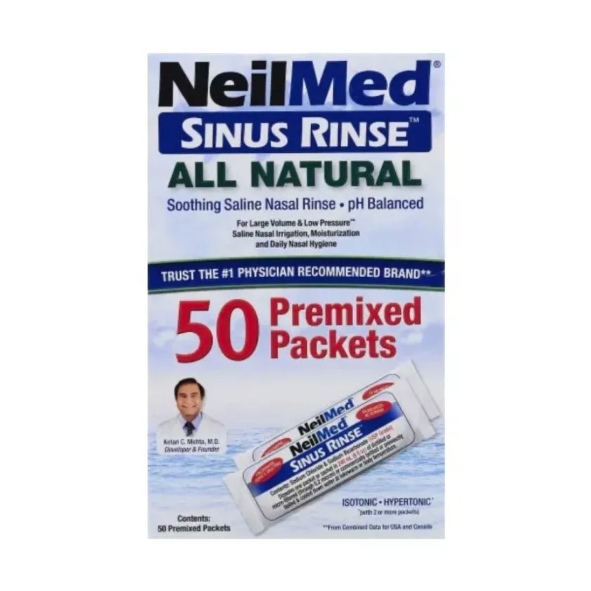 Foto 2 pulgar | Kit De Repuesto Neilmed Sinus Rinse 50pz