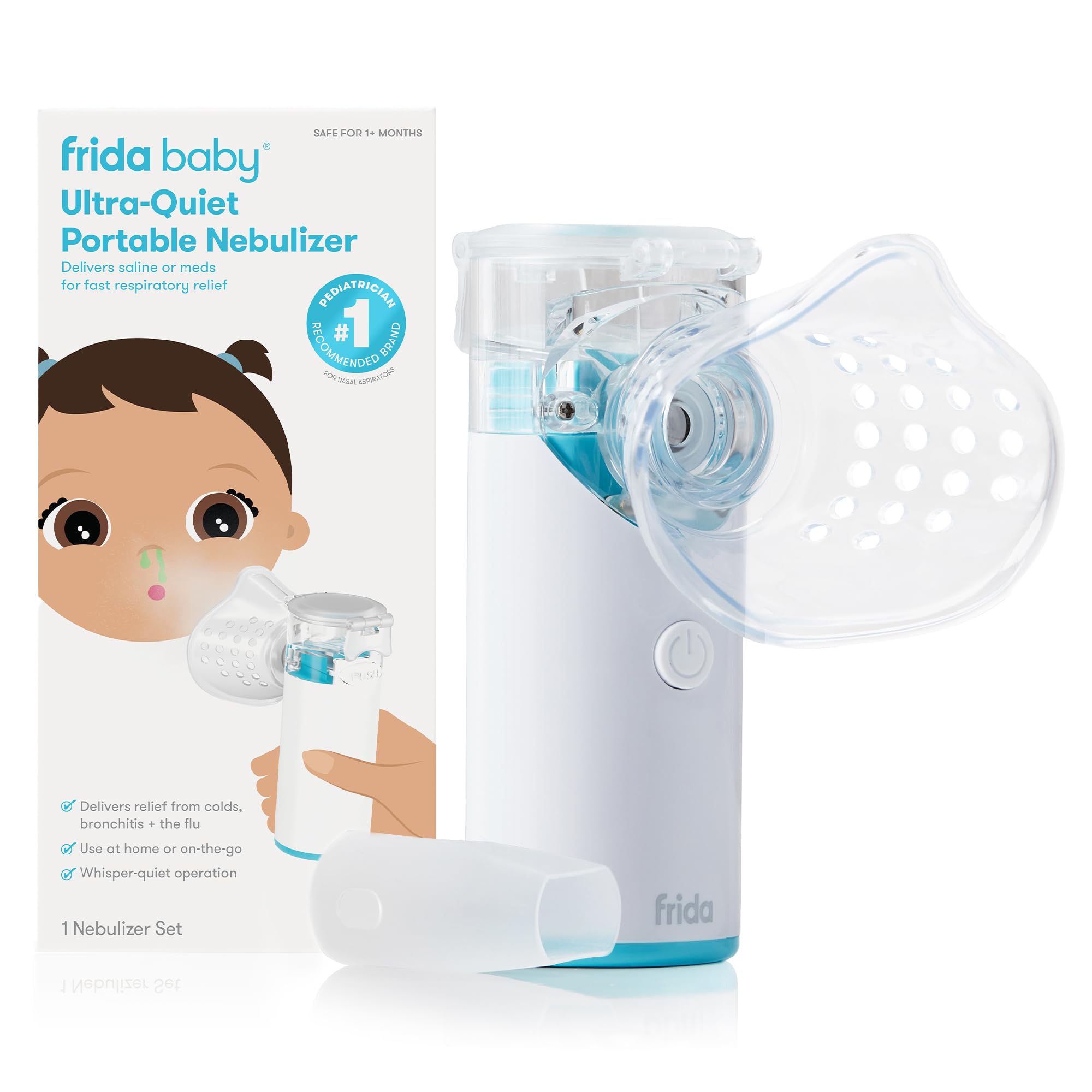 Foto 2 pulgar | Nebulizador Frida Baby Para Bebés, Niños Y Bebés Con Máscara Y Difusor - Venta Internacional.