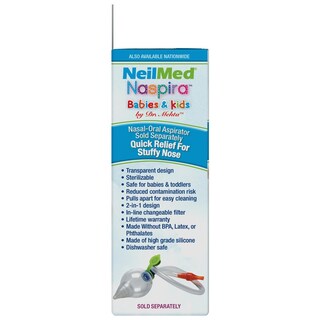Foto 3 | Filtros De Repuesto Naspira Neilmed, 30 Unidades, Color Azul - Venta Internacional.