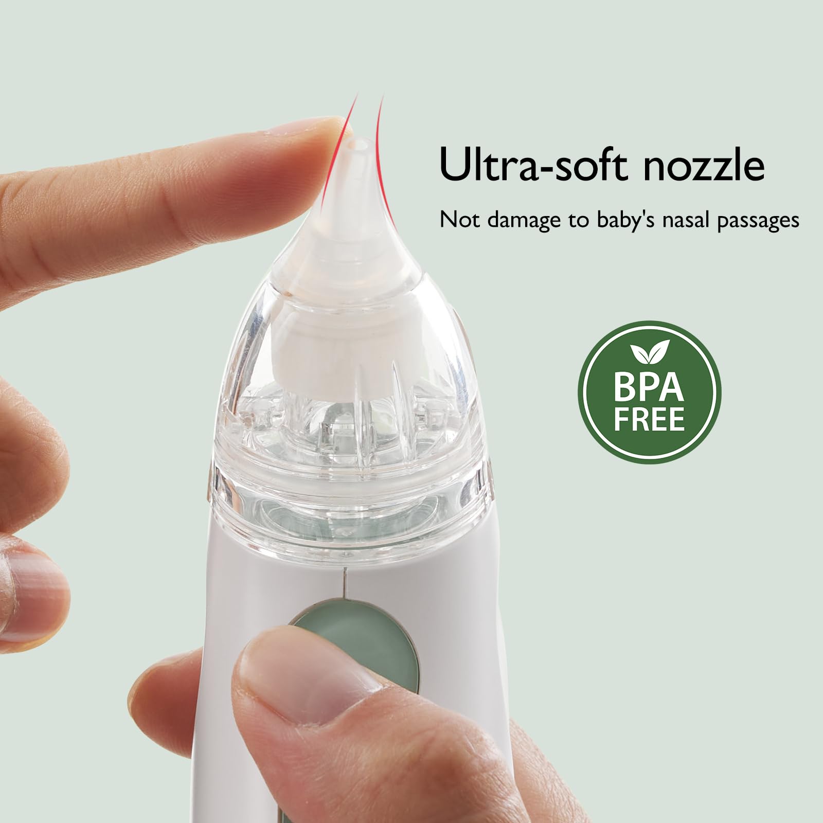 Foto 3 pulgar | Aspirador Nasal Para Bebés Momcozy Strong Suction Con Luz Y Música - Venta Internacional.