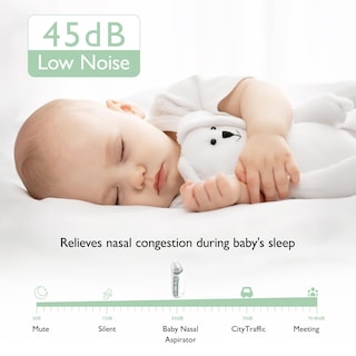 Foto 5 | Aspirador Nasal Para Bebés Momcozy Strong Suction Con Luz Y Música - Venta Internacional.