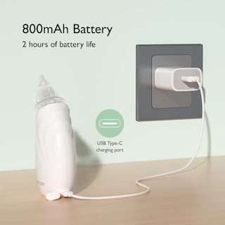Foto 6 | Aspirador Nasal Para Bebés Momcozy Strong Suction Con Luz Y Música - Venta Internacional.