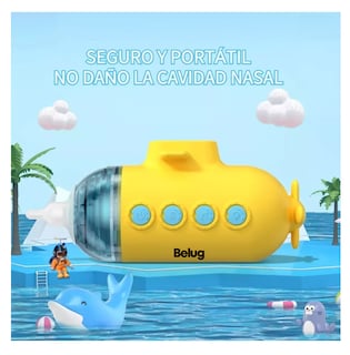 Foto 2 | Aspirador Nasal Para Bebé Seguro Eléctrico Muto Limpiador, Belug Amarillo