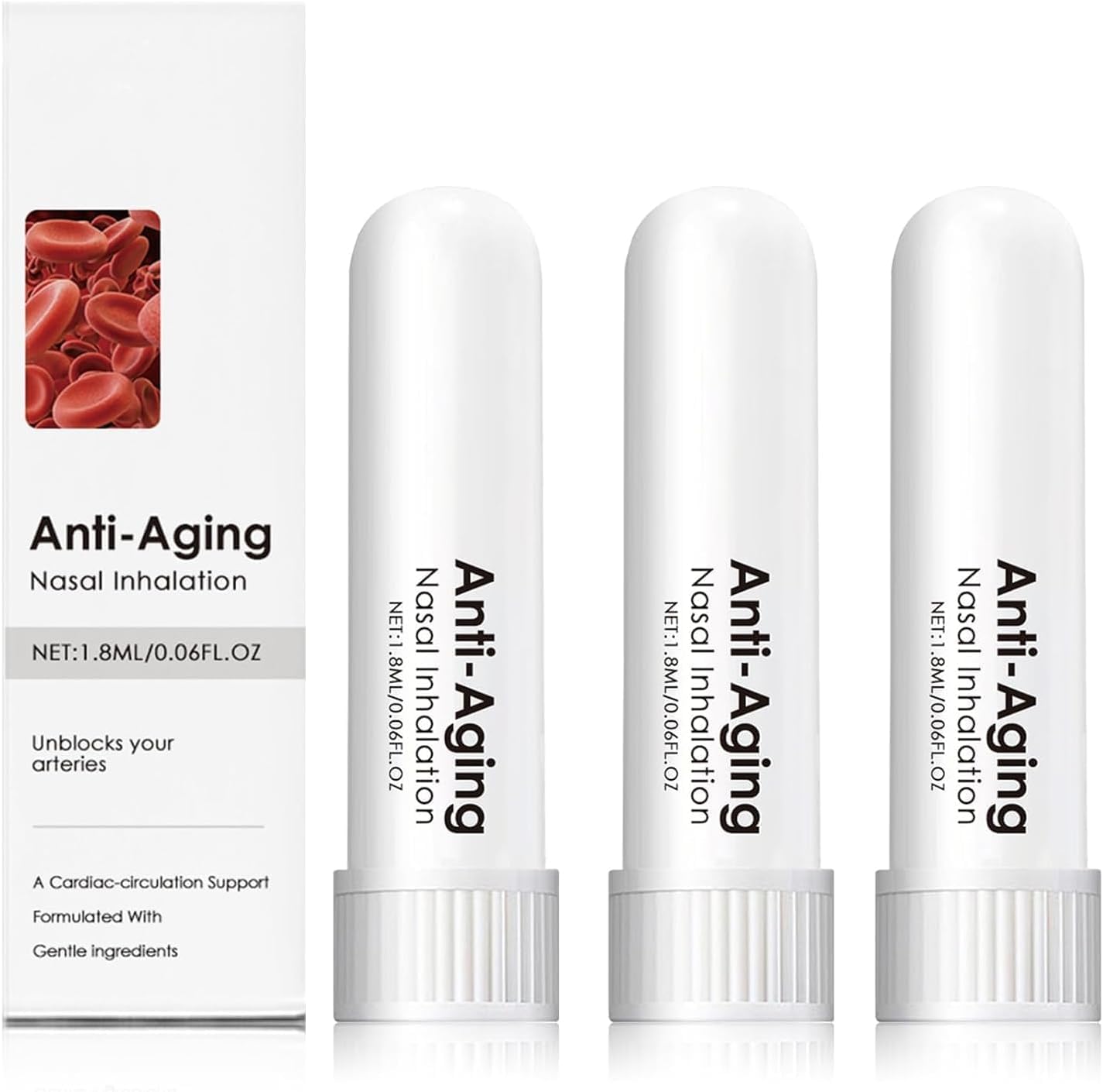Inhalador Nasal Memory Boost Antienvejecimiento Con Extractos Naturales - Venta Internacional.