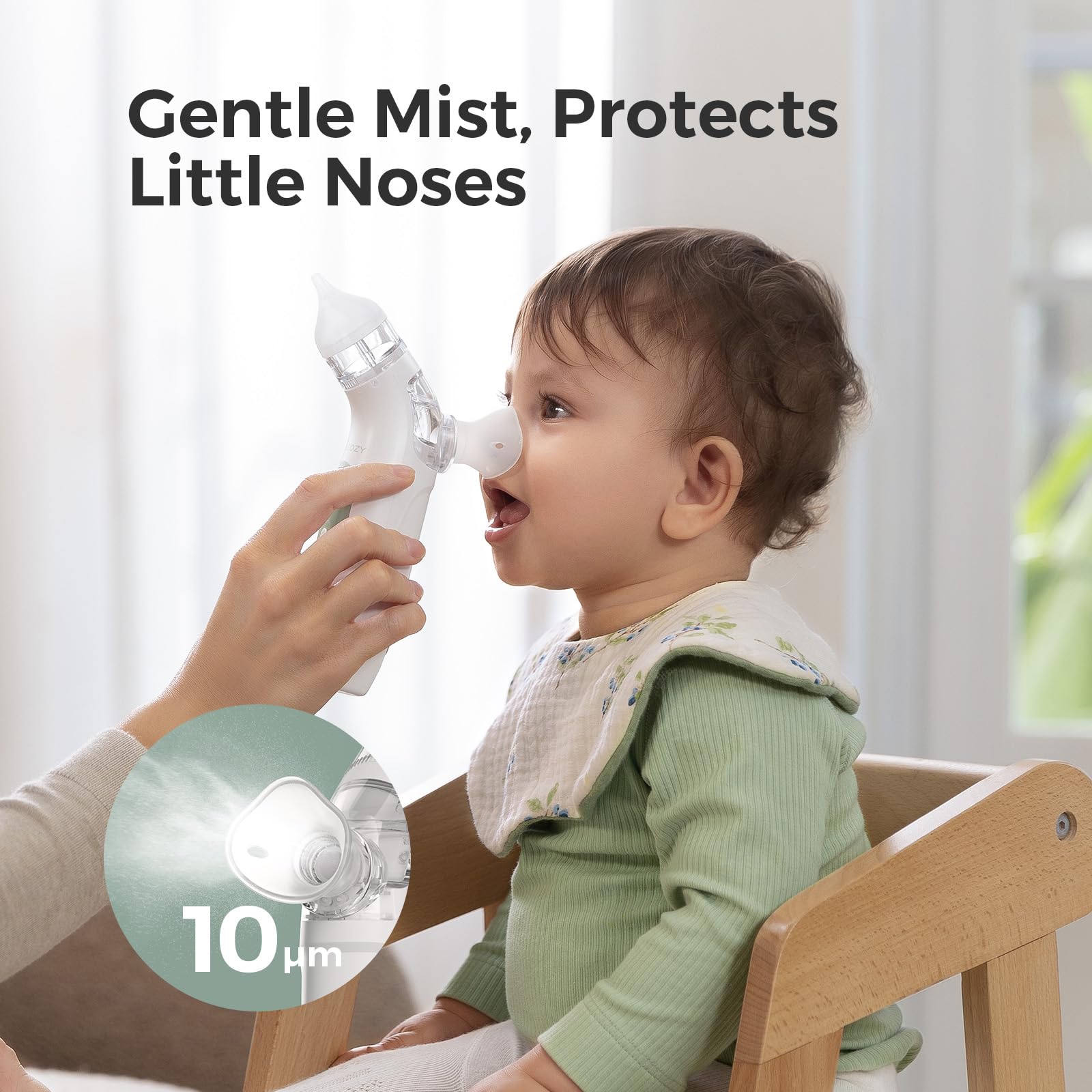 Foto 3 | Aspirador Nasal Momcozy 2 En 1 Eléctrico Con Spray Para Bebé - Venta Internacional.