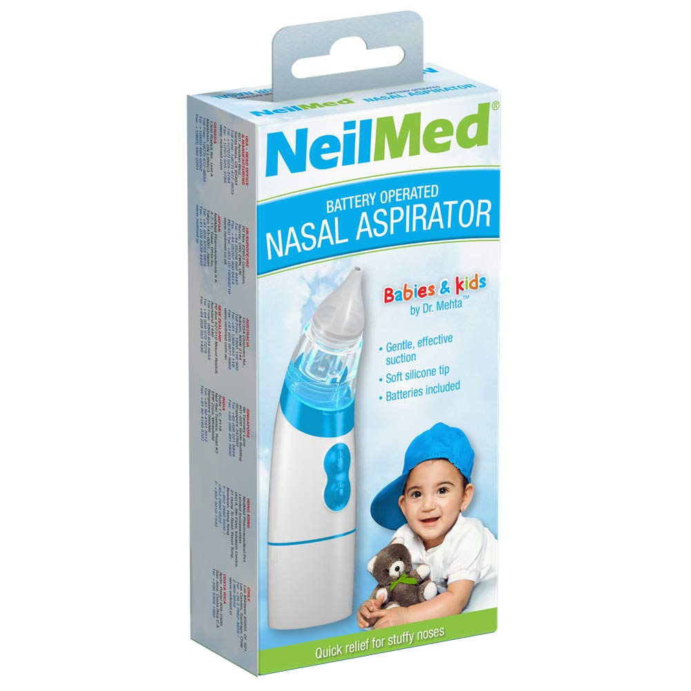 Aspirador Nasal Neilmed Que Funciona Con Pilas Para Bebés Y Niños - Venta Internacional.