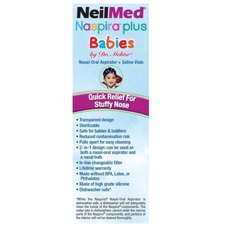 Foto 5 | Aspirador Nasal Oral Neilmed Naspira Plus 1 Unidad - Venta Internacional.