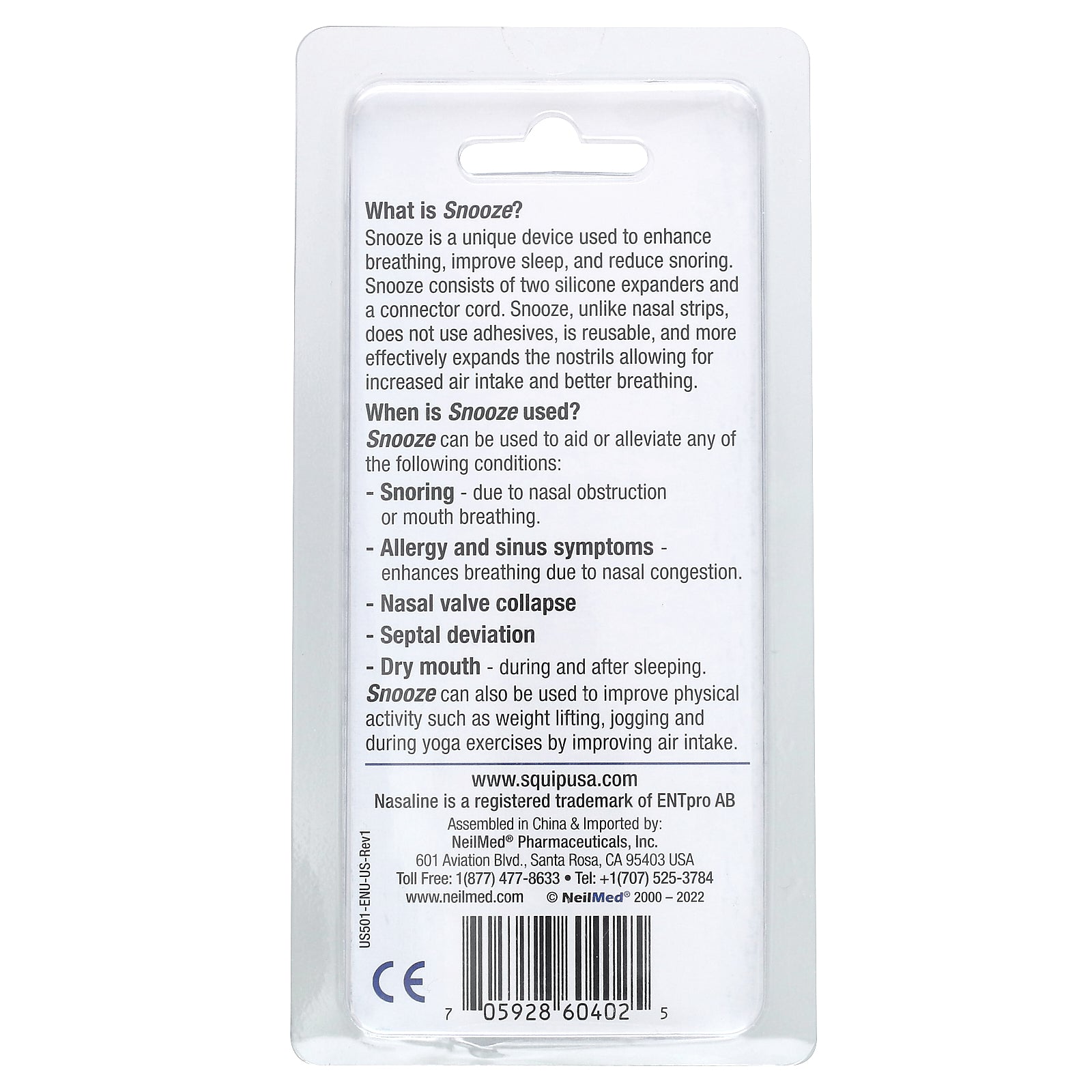 Foto 3 pulgar | Sistema De Enjuague Nasal Squip Snooze De 3 Piezas - Venta Internacional.