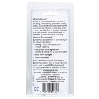Foto 2 | Sistema De Enjuague Nasal Squip Snooze De 3 Piezas - Venta Internacional.