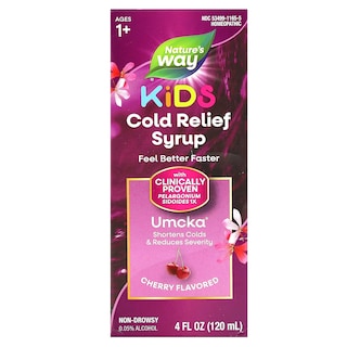 Foto 1 | Sirope Para Aliviar El Resfriado Nature's Way Umcka Kids 1+ Cherry 120 Ml - Venta Internacional.