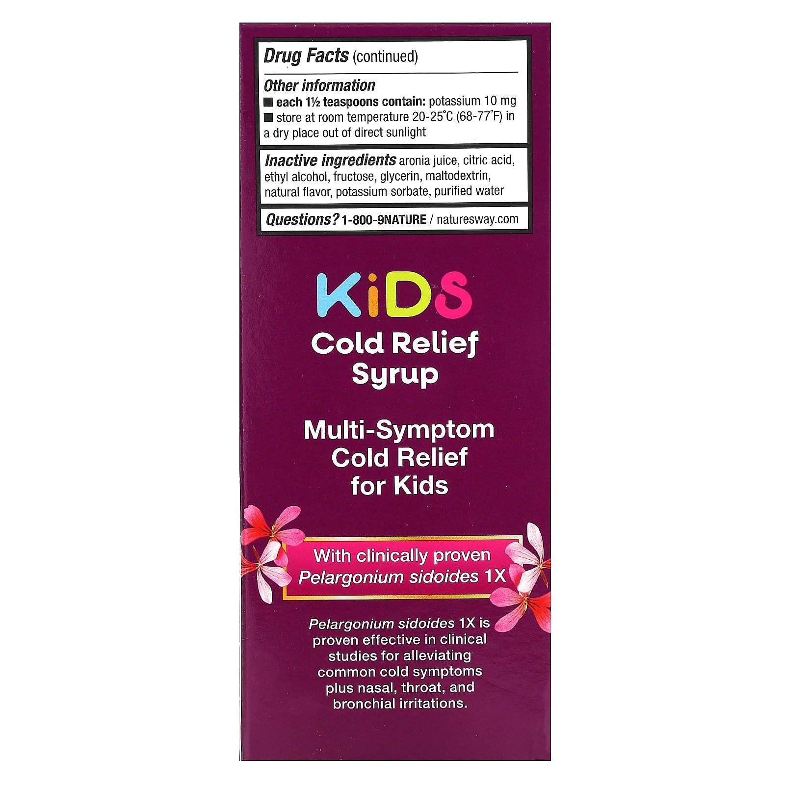 Foto 4 pulgar | Sirope Para Aliviar El Resfriado Nature's Way Umcka Kids 1+ Cherry 120 Ml - Venta Internacional.