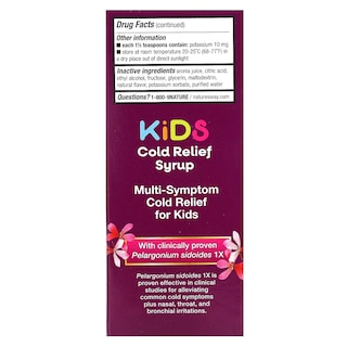 Foto 3 | Sirope Para Aliviar El Resfriado Nature's Way Umcka Kids 1+ Cherry 120 Ml - Venta Internacional.