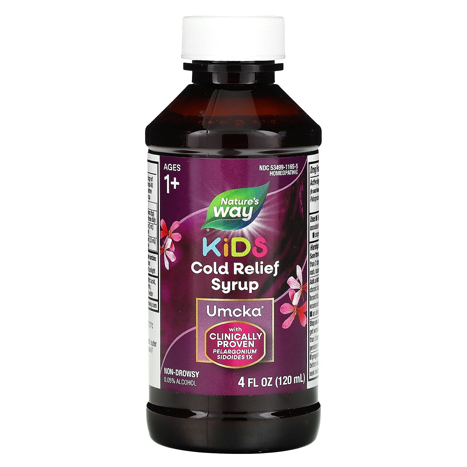 Foto 5 pulgar | Sirope Para Aliviar El Resfriado Nature's Way Umcka Kids 1+ Cherry 120 Ml - Venta Internacional.