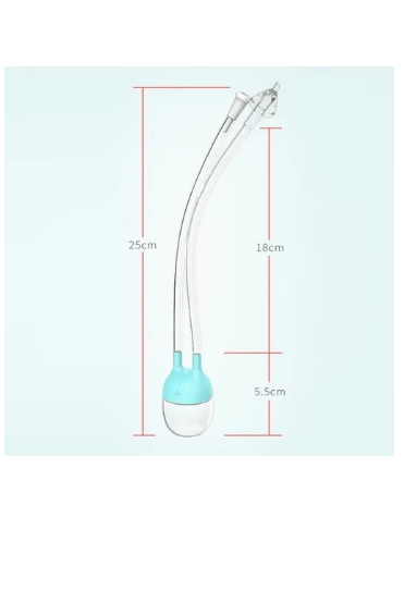 Foto 3 pulgar | Kit Aspirador Nasal Para Bebé Seguro Suave Saca Mocos Color Azul