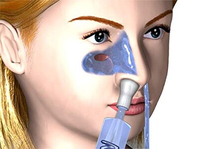 Foto 5 | Sistema De Enjuague Nasal Squip Nasaline Con 10 Paquetes De Solución Salina - Venta Internacional.