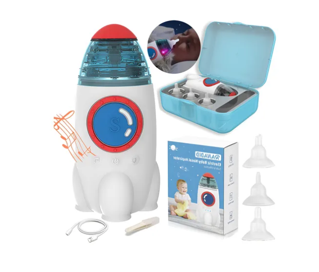 Aspirador Nasal Para Bebe Electrico De Limpiador Con Música