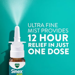 Foto 2 | Aerosol Nasal Vicks Sinex Severe Original Ultra Fine Mist 265 Sprays - Venta Internacional.