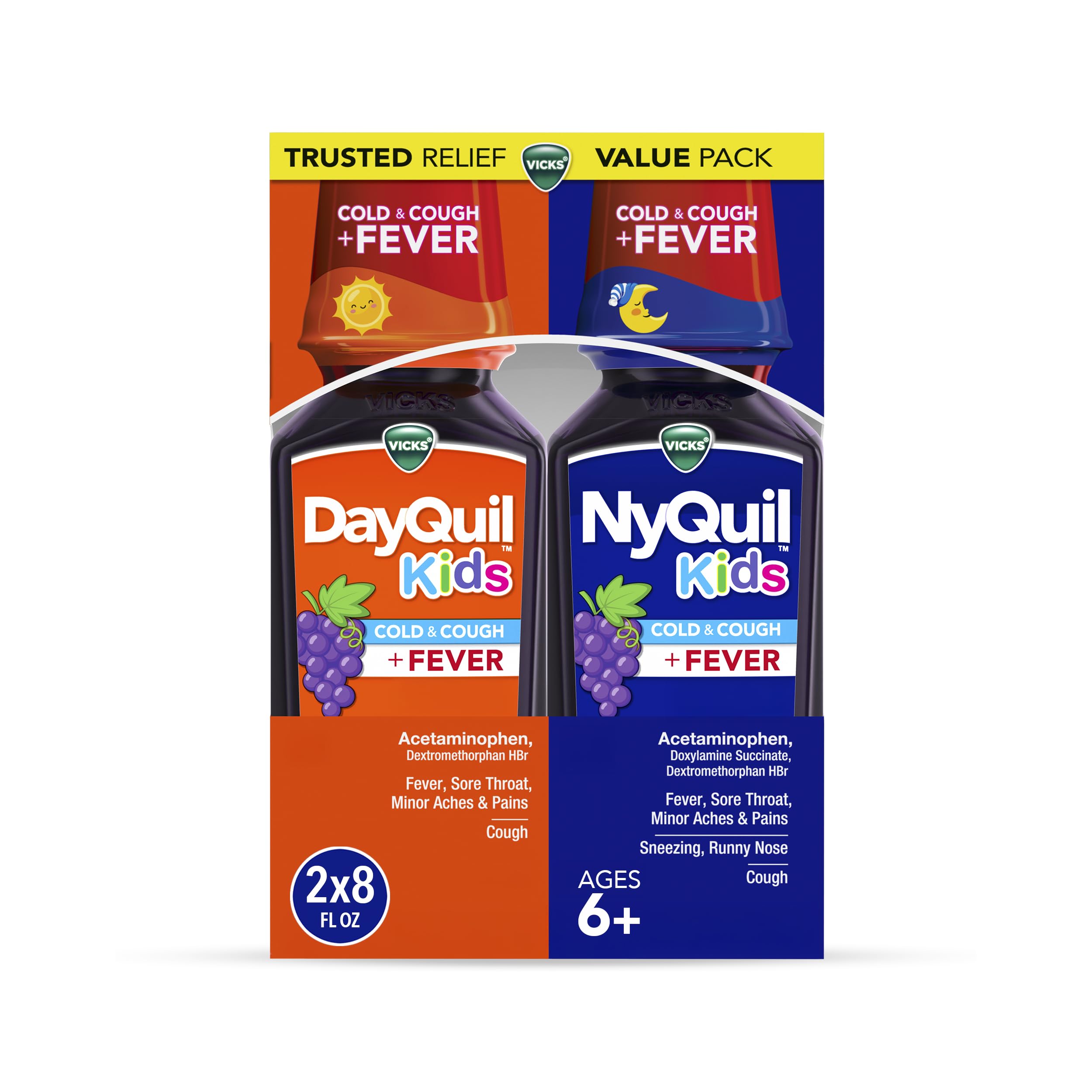 Foto 1 | Medicine Vicks Dayquil Y Nyquil Kids Resfriado  Tos Y Fiebre - Venta Internacional.