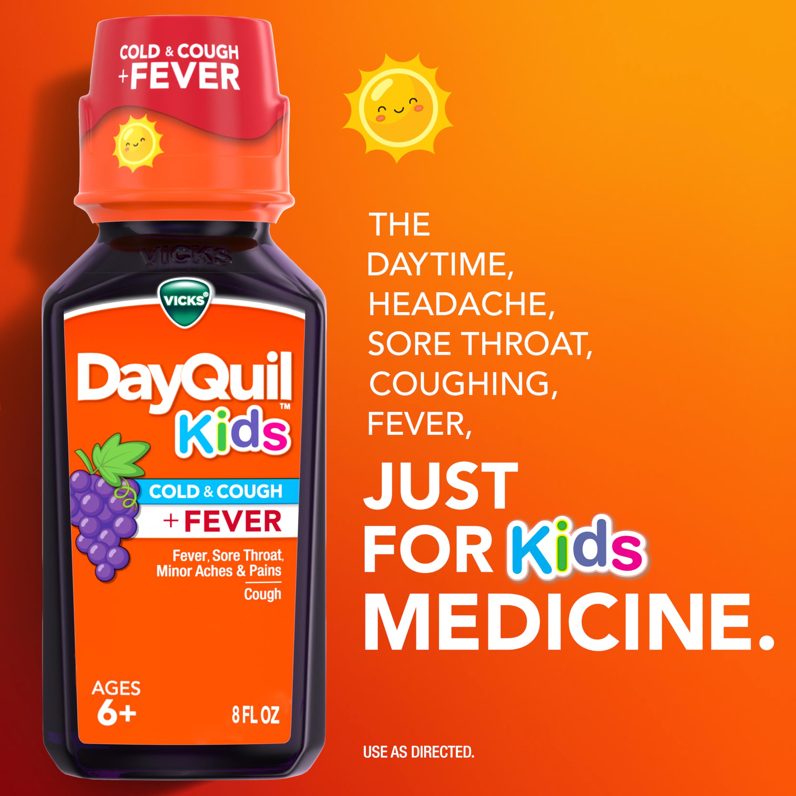 Foto 3 | Medicine Vicks Dayquil Y Nyquil Kids Resfriado  Tos Y Fiebre - Venta Internacional.