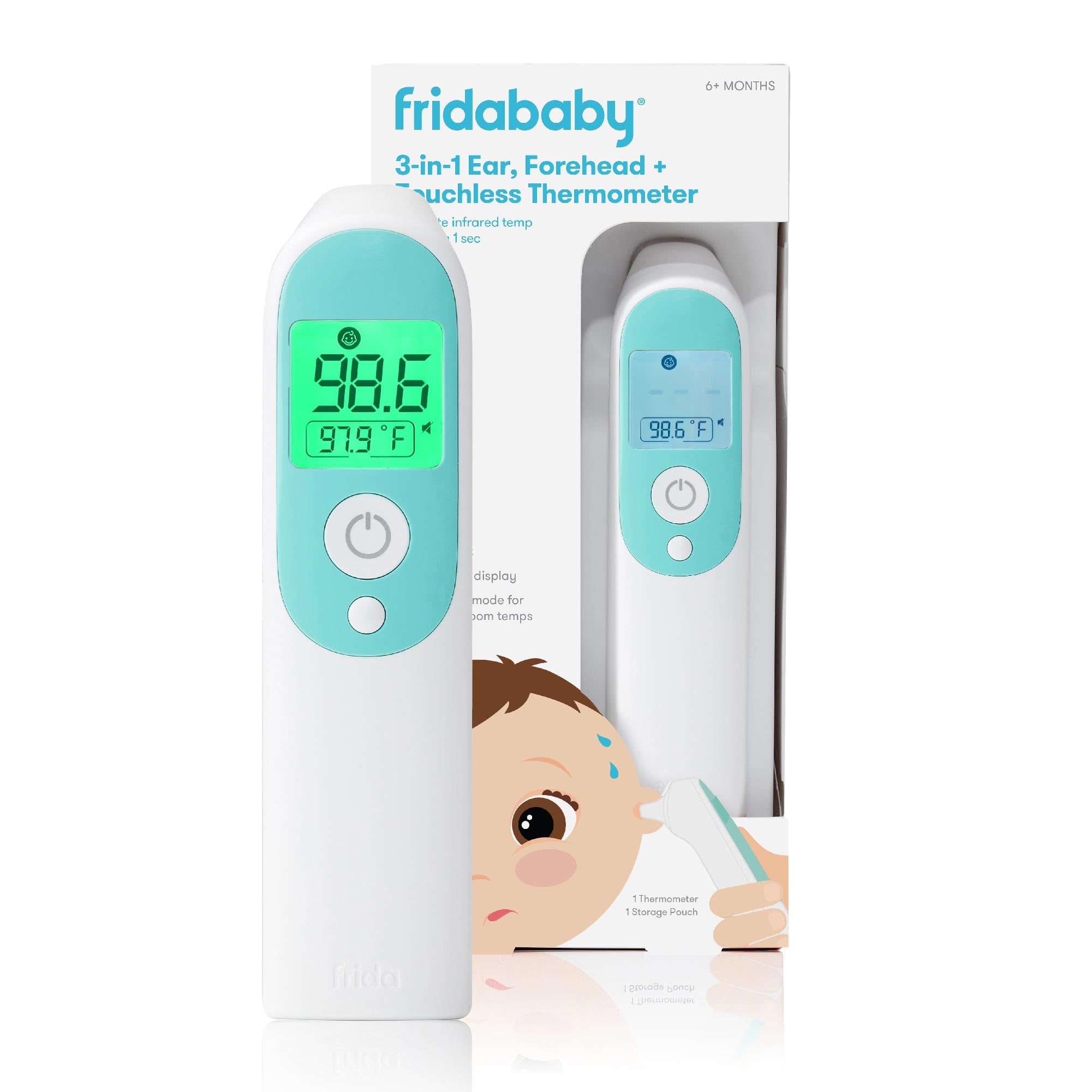 Termómetro Infrarrojo Frida Baby 3 En 1 Para Orejas, Frente Y Más - Venta Internacional.