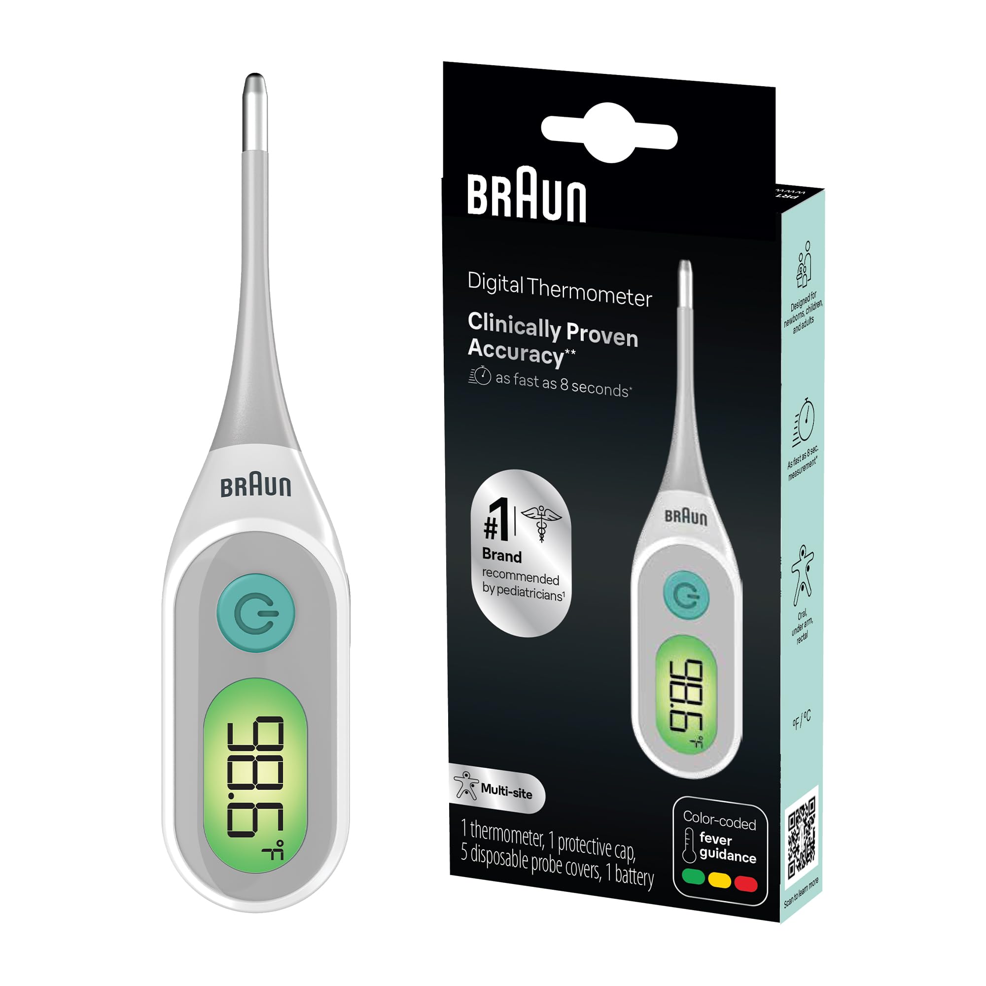 Foto 1 | Termómetro Digital Braun - Venta Internacional