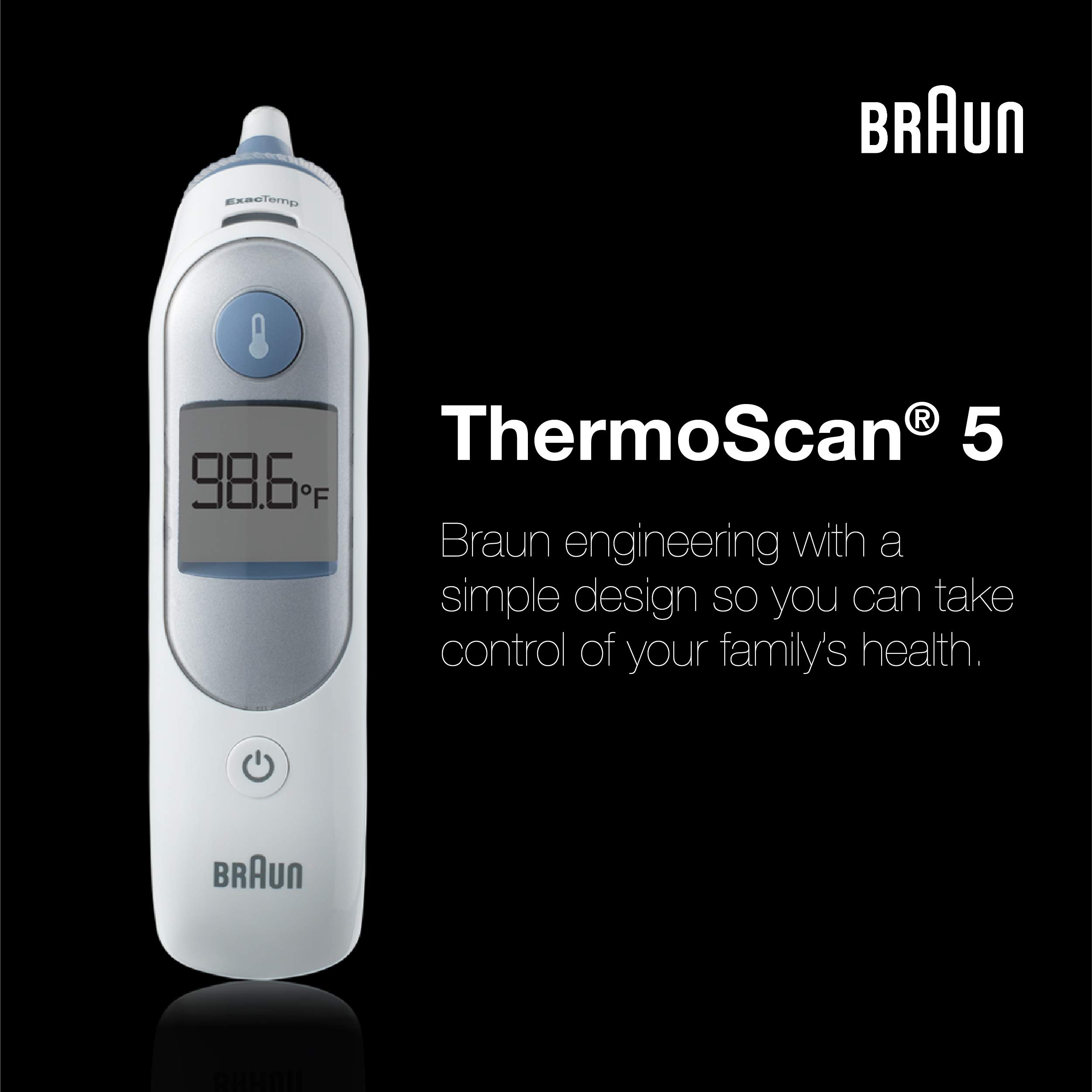 Foto 8 pulgar | Termómetro Braun Thermoscan 5 Irt6500 Digital Ear - Venta Internacional