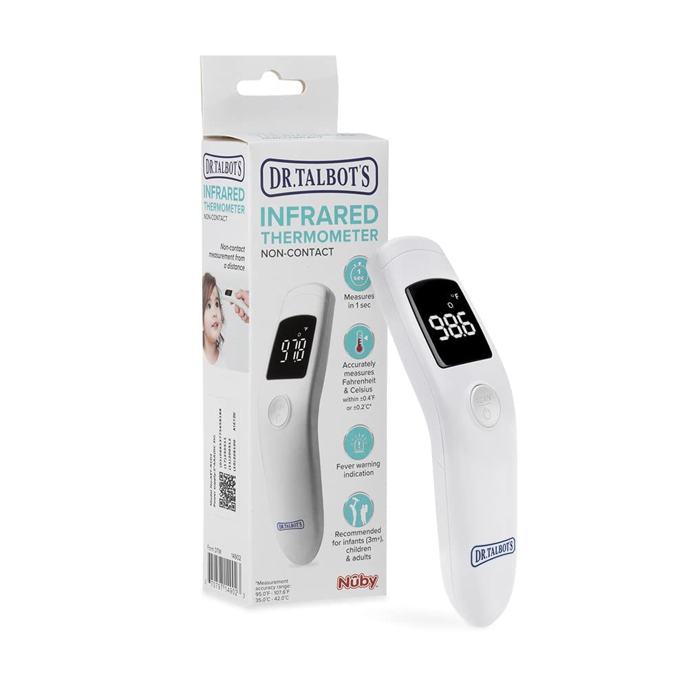 Termómetro Infrarrojo Dr. Talbot's Sin Contacto Con Pantalla Led - Venta Internacional. $1,177