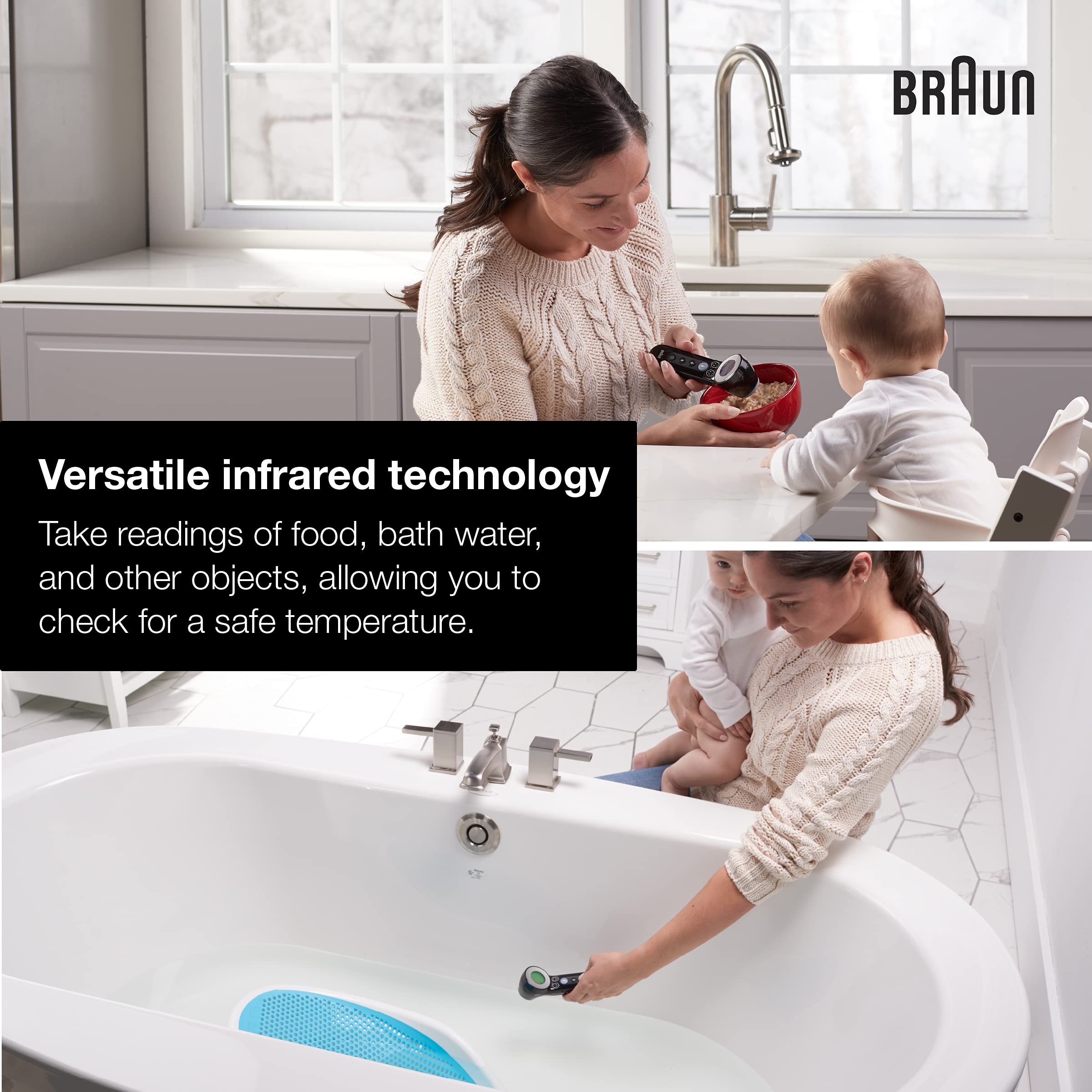 Foto 6 pulgar | Termómetro Braun No Touch 3 En 1 Para Adultos Y Niños - Venta Internacional.