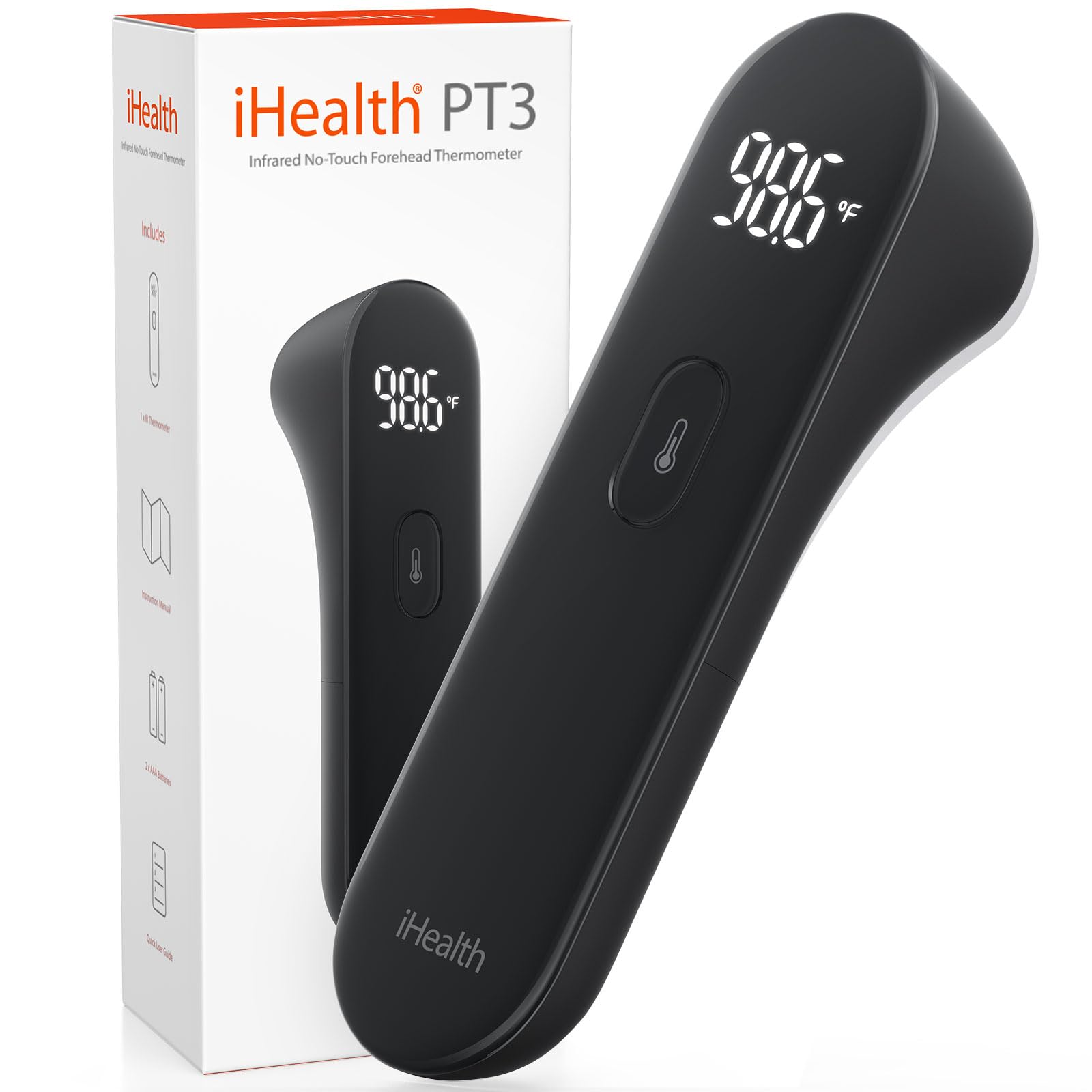 Foto 2 pulgar | Termómetro Frontal Ihealth Pt3, Infrarrojo Sin Contacto - Venta Internacional.