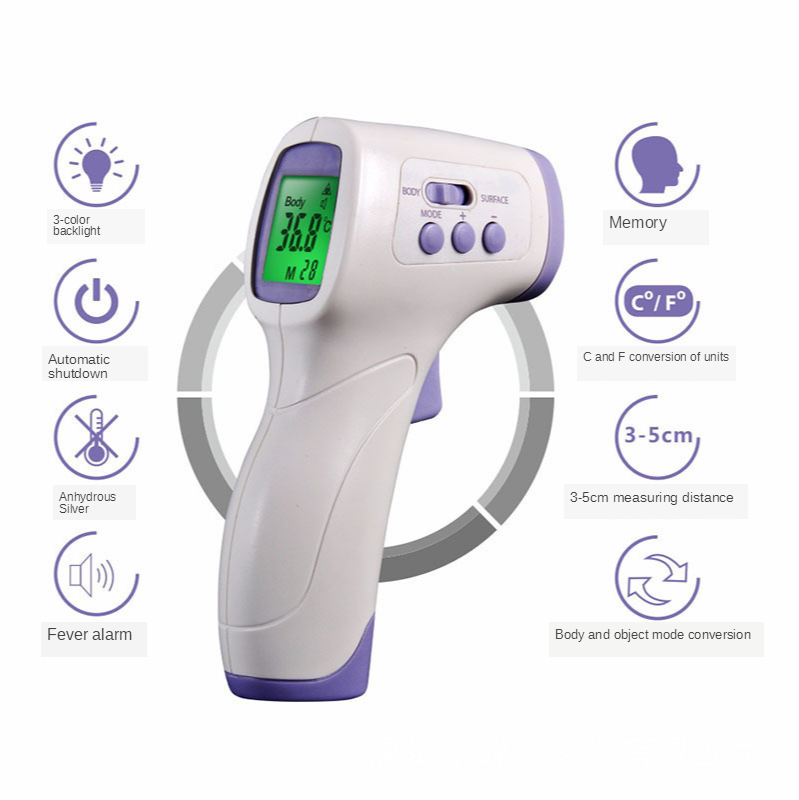 Foto 3 pulgar | Termómetro Láser Digital Infrarrojo Para Fiebre De Prueba - Venta Internacional.
