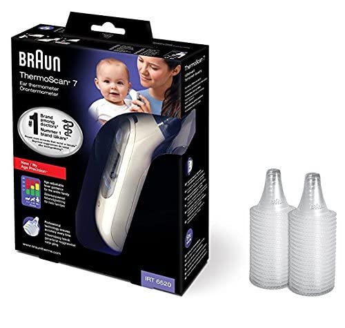Termómetro Braun Thermoscan 7 Irt6520 + 40 Filtros De Lente - Venta Internacional.