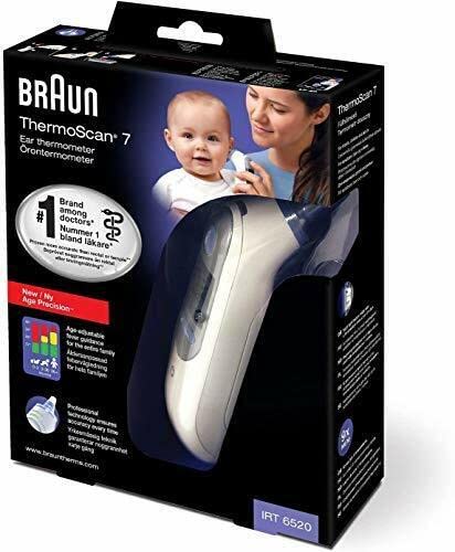 Foto 2 | Termómetro Braun Thermoscan 7 Irt6520 + 40 Filtros De Lente - Venta Internacional.