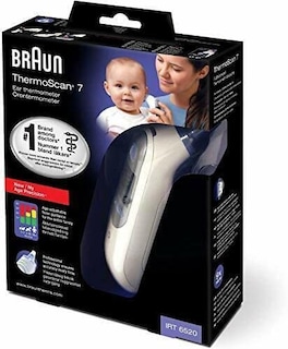 Foto 2 | Termómetro Braun Thermoscan 7 Irt6520 + 40 Filtros De Lente - Venta Internacional.