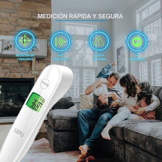 Foto 5 | Termómetro Infrarrojo Sin Contacto Lepu - 2 Modos (cuerpo/objeto), Medición Rápida Y Segura Para Bebés Y Hogar