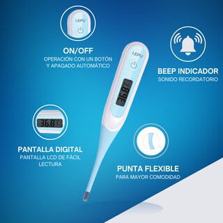 Foto 4 | Termómetro Digital Bebé Punta Flexible: Medición Cómoda, Rápida Y Segura Para Toda La Familia
