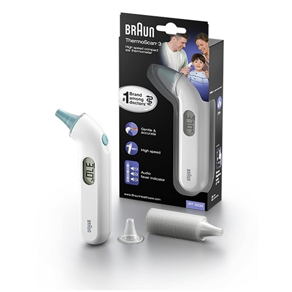 Foto 2 pulgar | Termómetro De Oído Braun Thermoscan 3 Con Tecnología Age Precision - Venta Internacional.